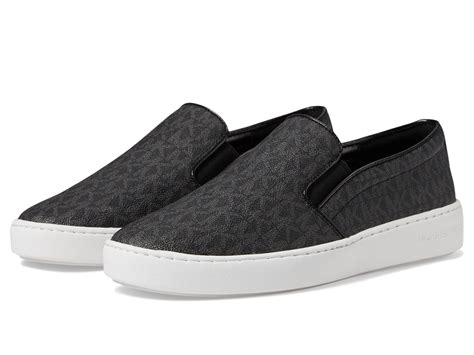 michael kors keaton slip on sneaker black|keaton logo slip on sneaker.